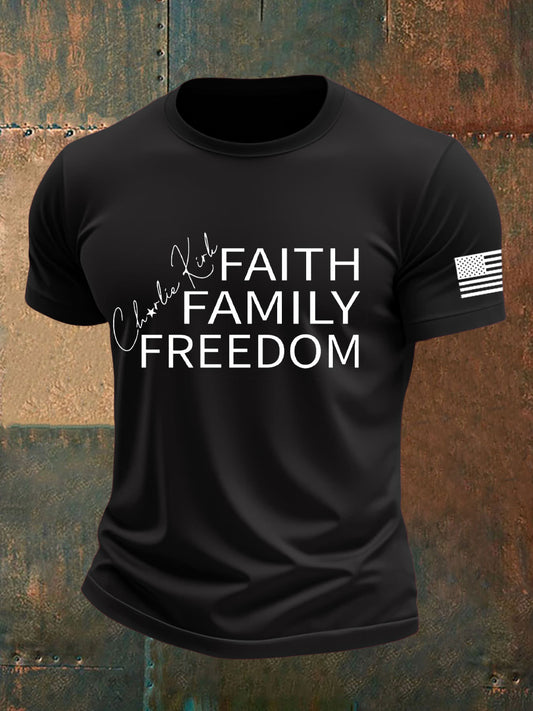 Men's Charlie Kirk Printed T-shirt