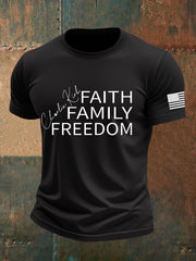 Men's Charlie Kirk Printed T-shirt