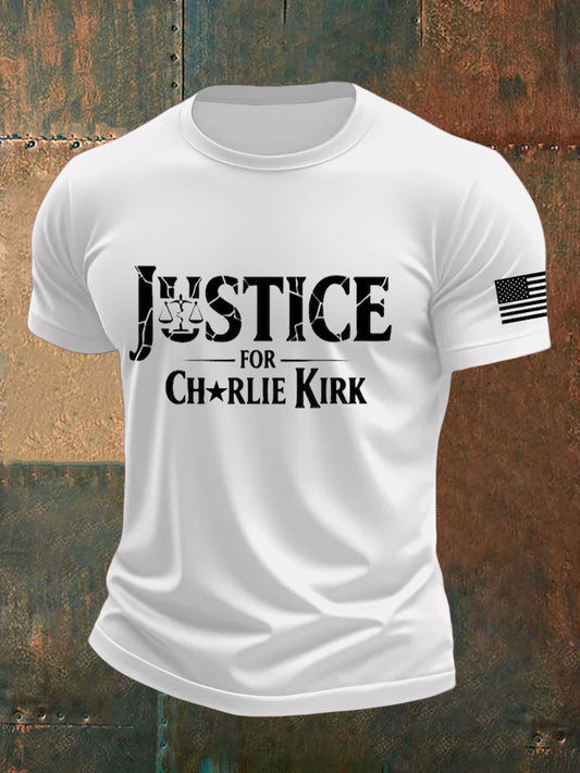 Men's Charlie Kirk Printed T-shirt