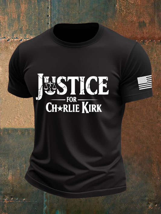 Men's Charlie Kirk Printed T-shirt