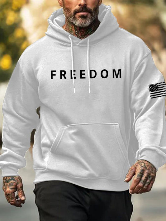 Men's Freedom Is Not Free R.I.P Charlie Kirk Hooded Sweatshirt