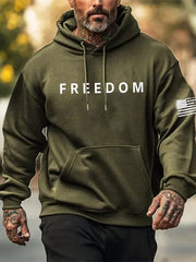 Men's Freedom Is Not Free R.I.P Charlie Kirk Hooded Sweatshirt
