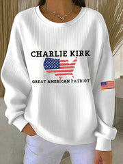 Women's patriotic sweatshirt