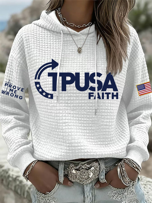 Women's prove me wrong TPUSA faith hoodies