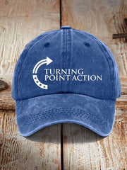 Unisex Charlie Kirk Turning Point USA Trump Commemorative Hat