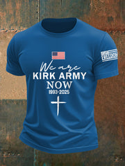 Men's We Are All Kirk Army Now! R.I.P Charlie Kirk Tee