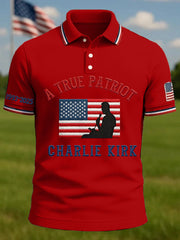 Men's A True Patriot R.I.P Charlie Kirk Top