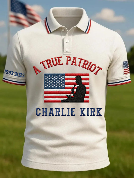 Men's A True Patriot R.I.P Charlie Kirk Top