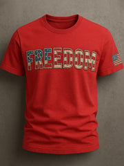 Men's Freedom Is Not Free R.I.P Charlie Kirk Short Sleeve T-shirt