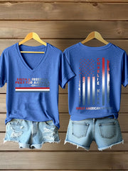 Women's Freedom Printed Casual T-shirt