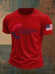 Men's Charlie Kirk Turning Point USA Trump Commemorative T-Shirt