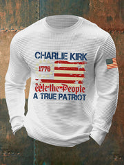 Men's A True Patriot Printed Casual T-Shirt