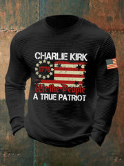 Men's A True Patriot Printed Casual T-Shirt