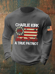 Men's A True Patriot Printed Casual T-Shirt