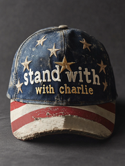 Voice Of Freedom Printed Casual Unisex Hat