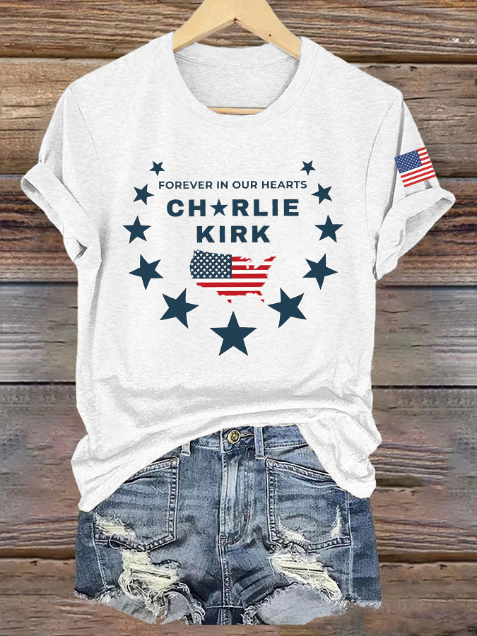 Women's Charlie Kirk Printed T-shirt