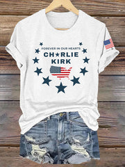 Women's Charlie Kirk Printed T-shirt