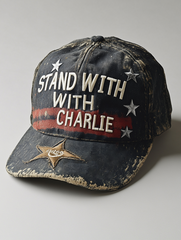 Voice Of Freedom Printed Casual Unisex Hat