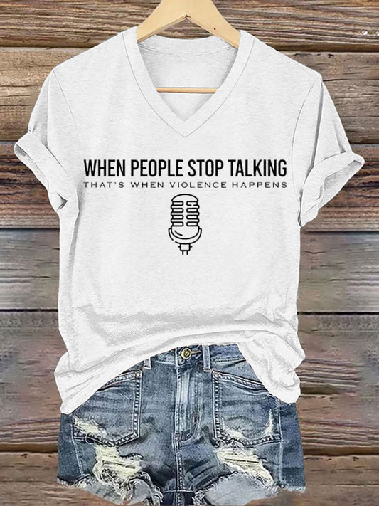 Women's Charlie Kirk short-sleeved T-shirt