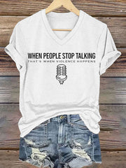 Women's Charlie Kirk short-sleeved T-shirt