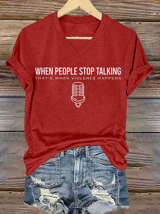 Women's Charlie Kirk short-sleeved T-shirt