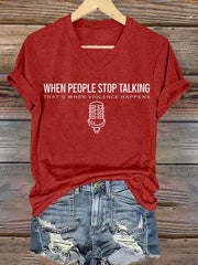 Women's Charlie Kirk short-sleeved T-shirt