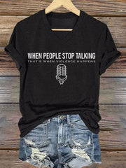 Women's Charlie Kirk short-sleeved T-shirt