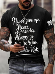 Men's Charlie Kirk Printed T-shirt