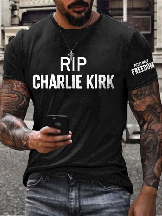 Men's Freedom Rip Printed T-shirt