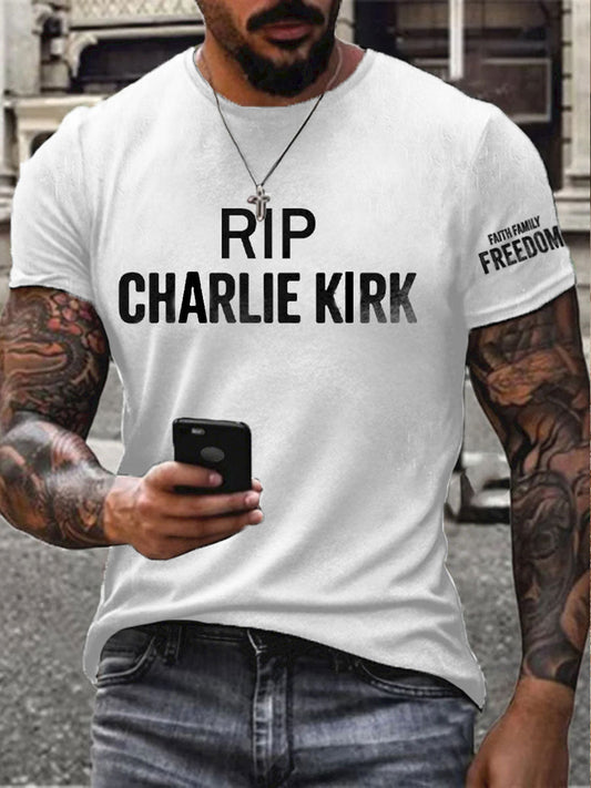 Men's Freedom Rip Printed T-shirt