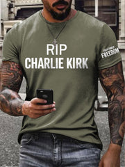 Men's Freedom Rip Printed T-shirt