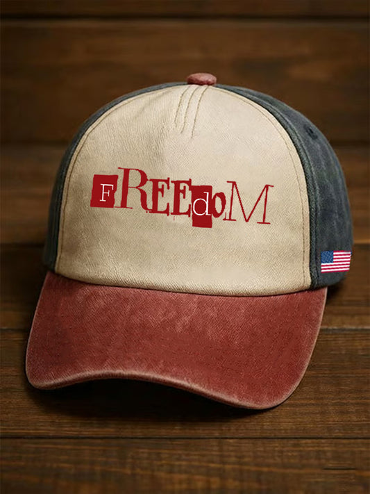 Unisex Freedom Print Hat