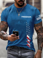 Men's Freedom Is Not Free R.I.P Charlie Kirk Short Sleeve T-shirt