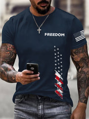Men's Freedom Is Not Free R.I.P Charlie Kirk Short Sleeve T-shirt