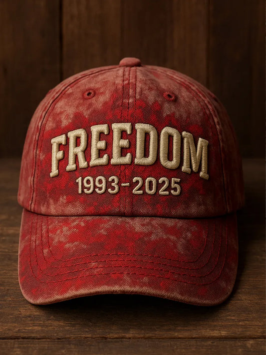 Unisex Freedom Is Not Free R.I.P Charlie Kirk Print Hat