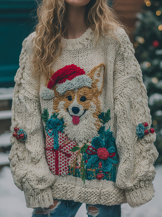 Women's Christmas Corgi Tops