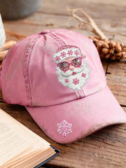 Pink Santa Claus unisex hats
