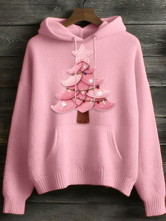 Women's Christmas Tree Hoodie Sweater