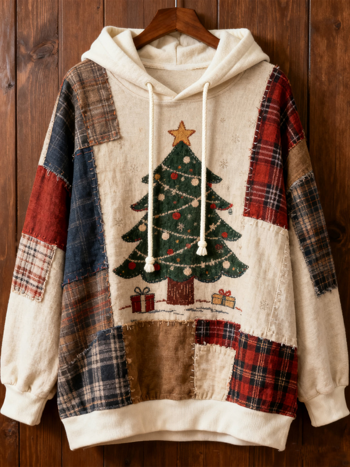 Women's Christmas Print Casual Hoodie