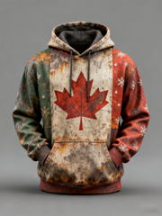 Men's Christmas Print Casual Hoodie