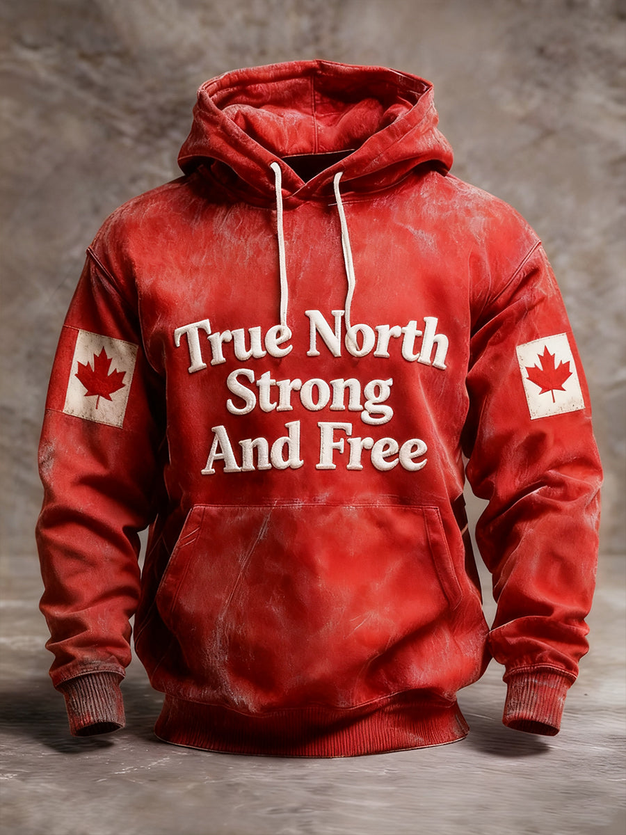 Men's Canadian Hooded Sweatshirt
