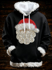 Men's Christmas Santa Art Oversized Hoodie