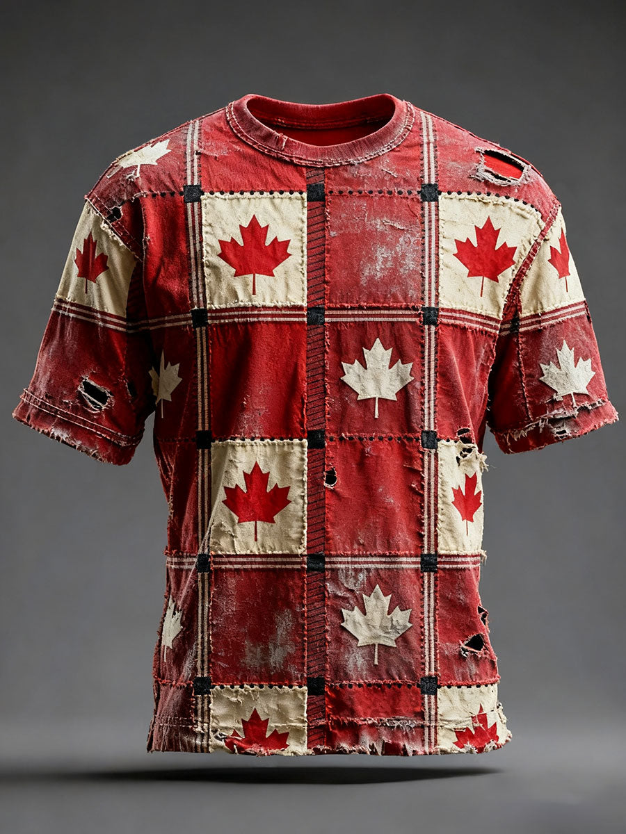 Men's Canadian Vintage Maple Leaf T-Shirts