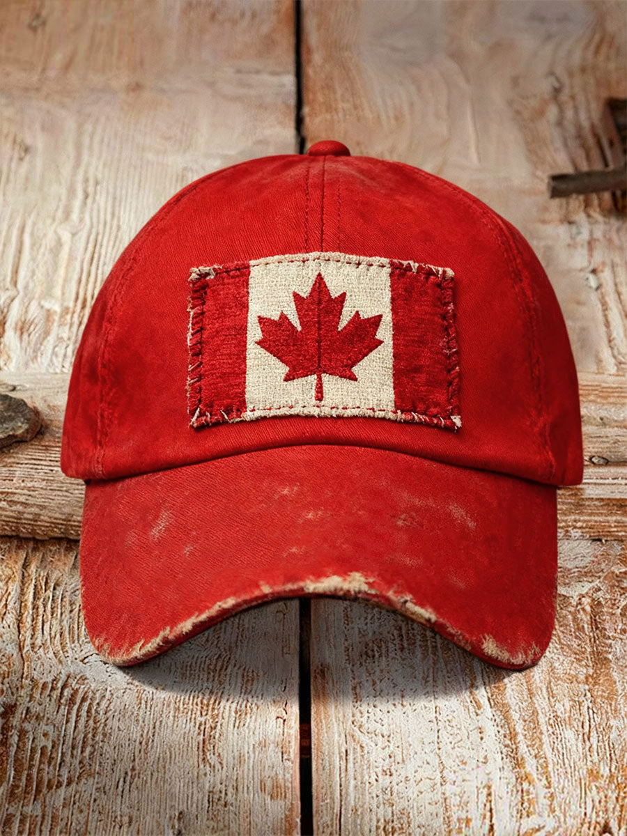 Canada flag retro unisex hats