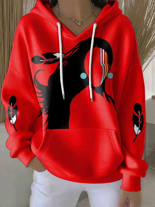 Women's MMIW Art Printed Hoodies