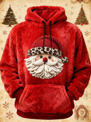 Men's Santa Plush Hoodie