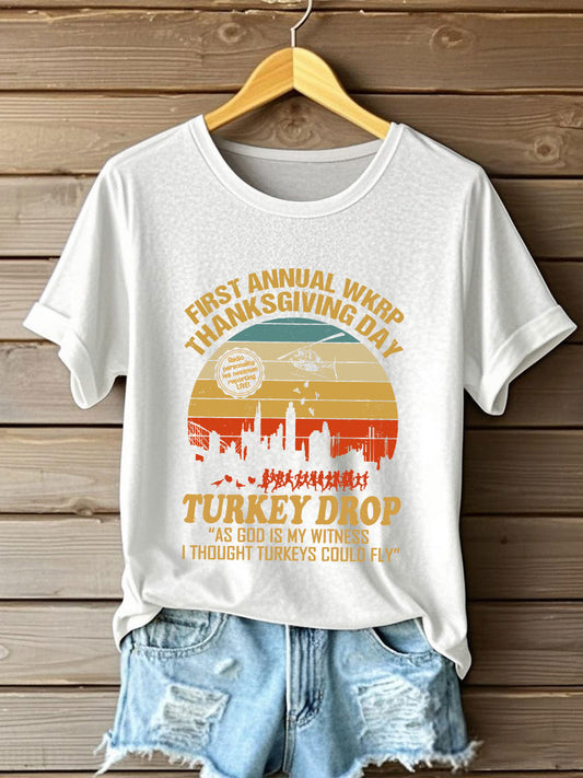 Women's Funny Thanksgiving T-shirt