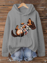 Women's Dog Art Print hoodie