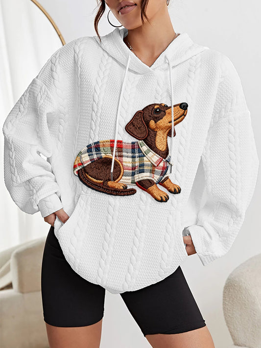 Women's Dog Art Print hoodie