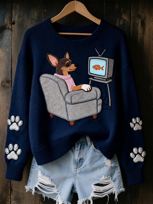 Women's fun Chihuahua Dog tops